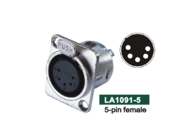 舞台整体安装 卡侬五芯 LA1091-5