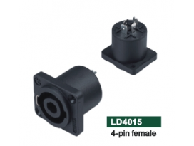舞台灯光音响批发 音响喇叭插 LD4015音响座